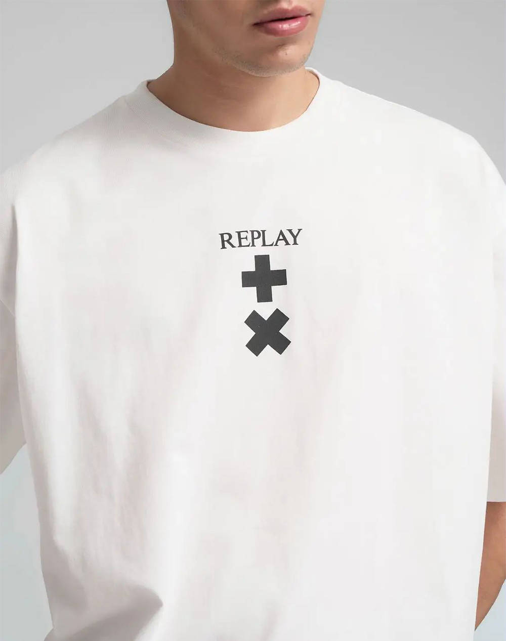 REPLAY ΜΑΚΩ MMG363.000.23454-011 OffWhite φωτογραφία