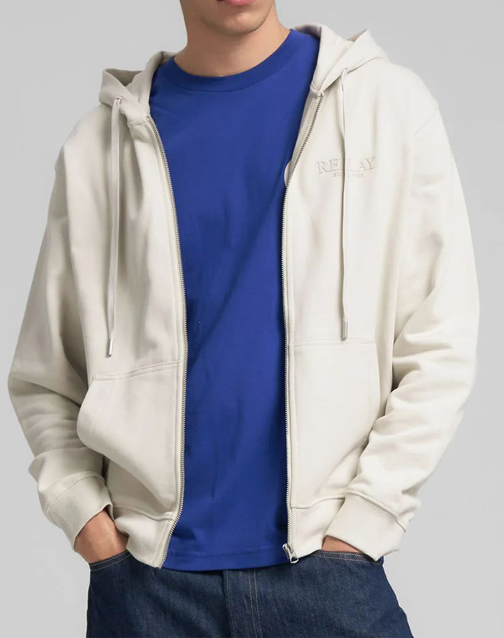 REPLAY REPLAY ΦΟΥΤΕΡ (FLEECE) M3188 .000.23802-985 OffWhite