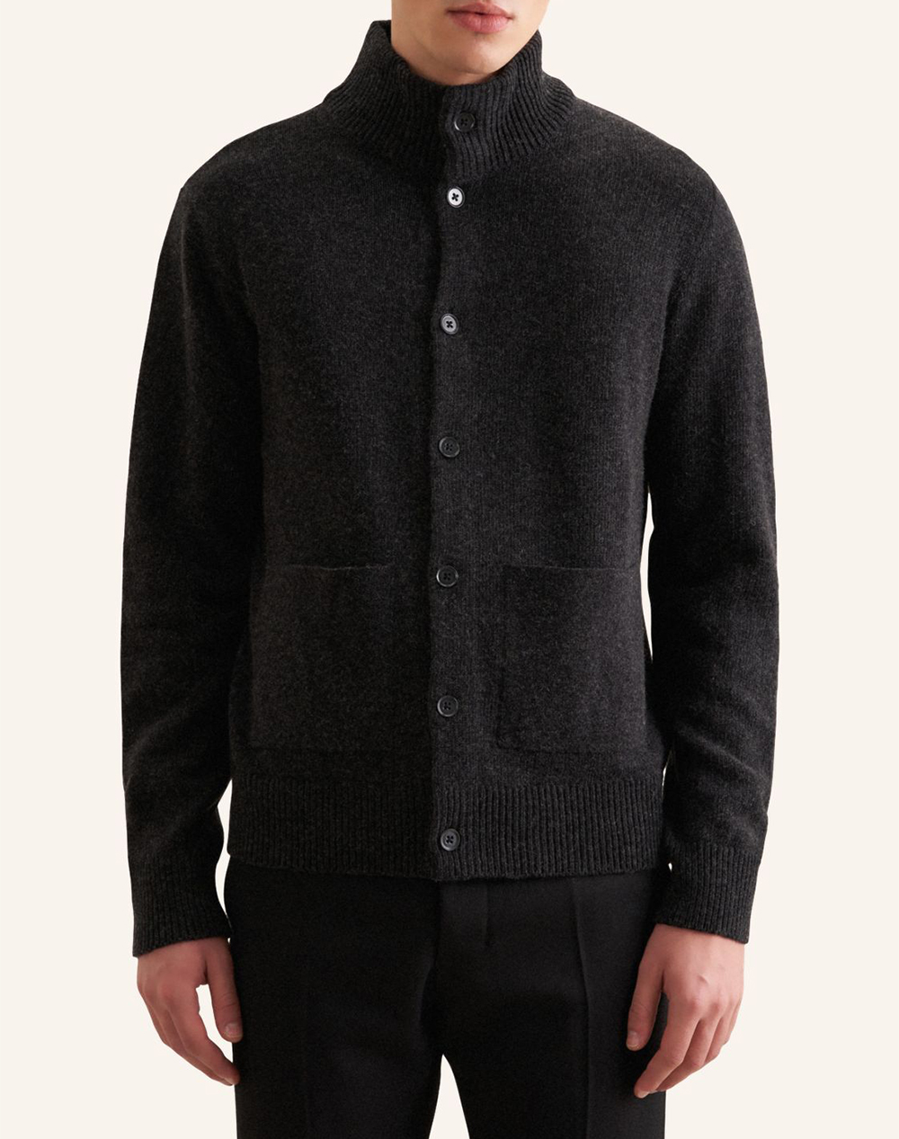 SEIDENSTICKER LAMBSWOOL STAND-UP JAC 145740-37 JetBlack