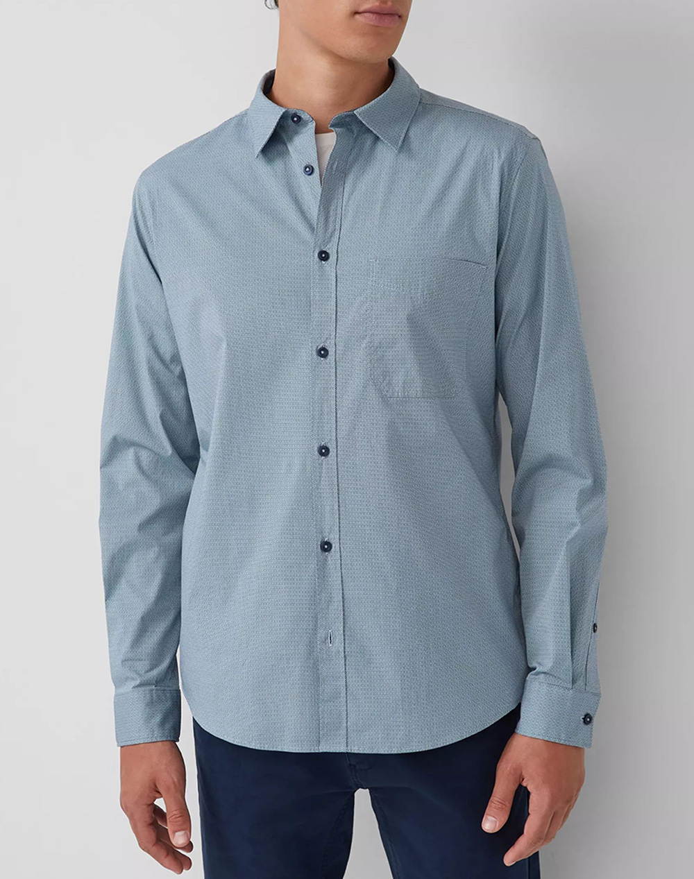 S.OLIVER Πουκάμισο 2169484-50A0 LightBlue