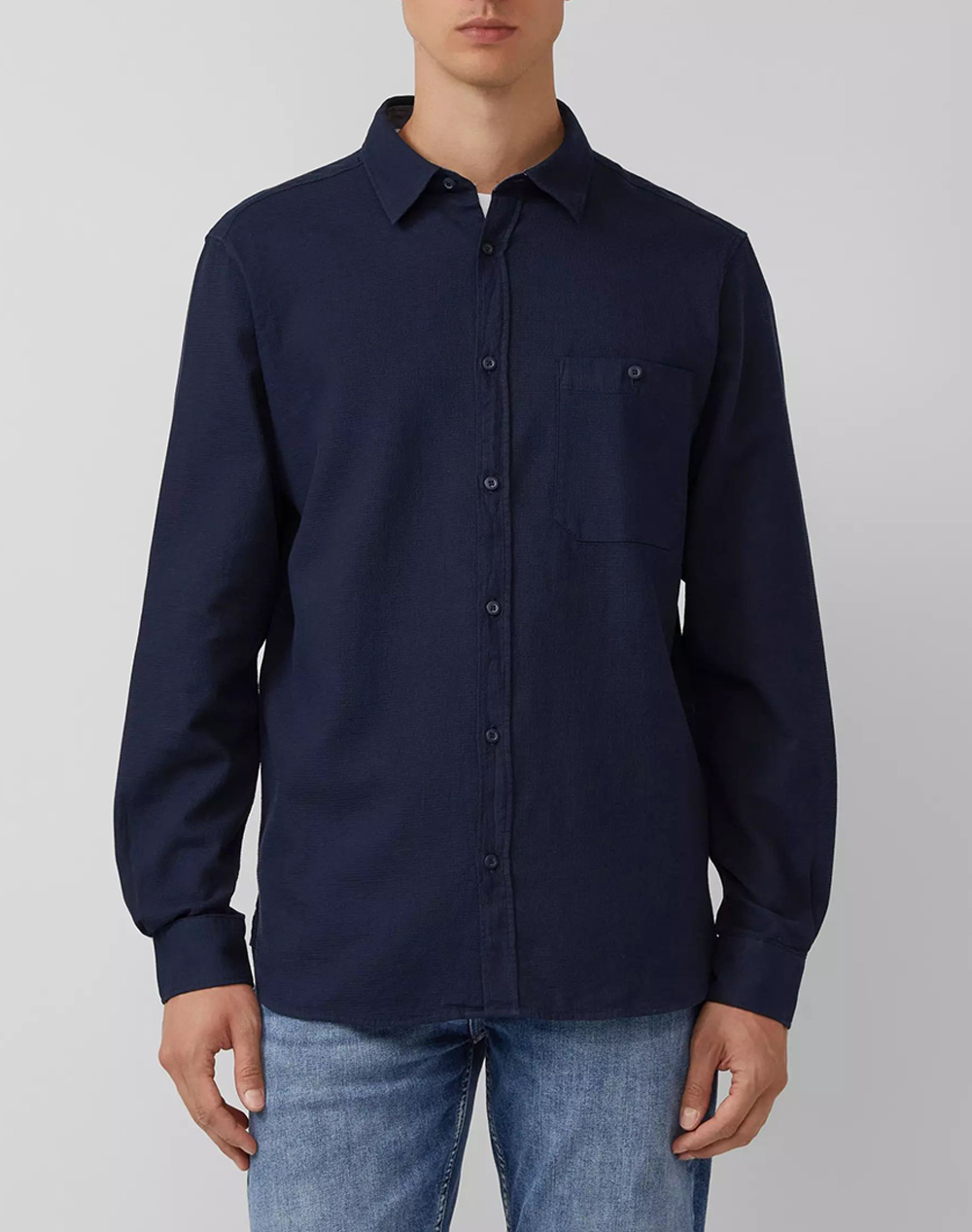 S.OLIVER Πουκάμισο 2162219-5978 DarkBlue