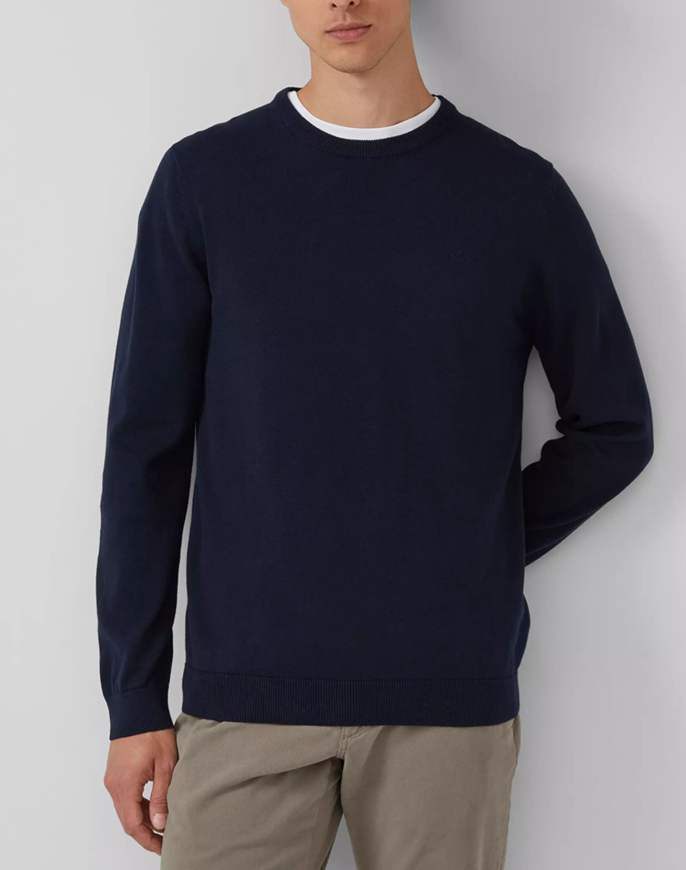 S.OLIVER Πλεκτό / Πουλόβερ 2143173-5978 DarkBlue