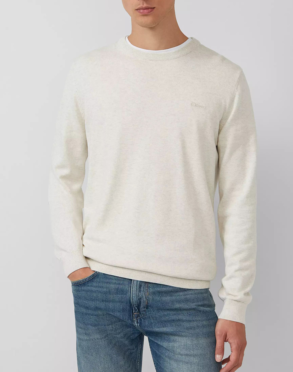 S.OLIVER Πλεκτό / Πουλόβερ 2143173-03W0 OffWhite