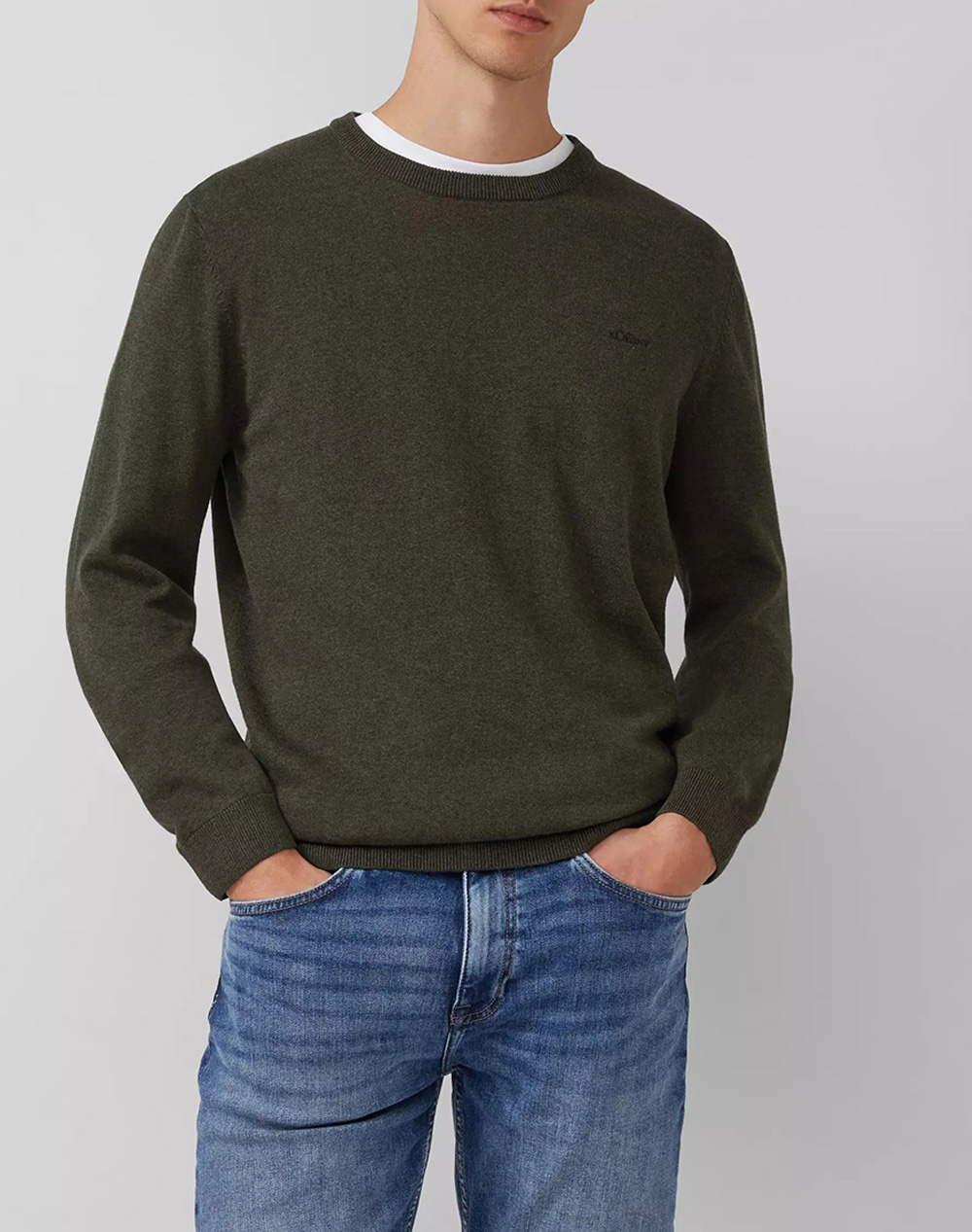 S.OLIVER Πλεκτό / Πουλόβερ 2143173-79W0 Olive