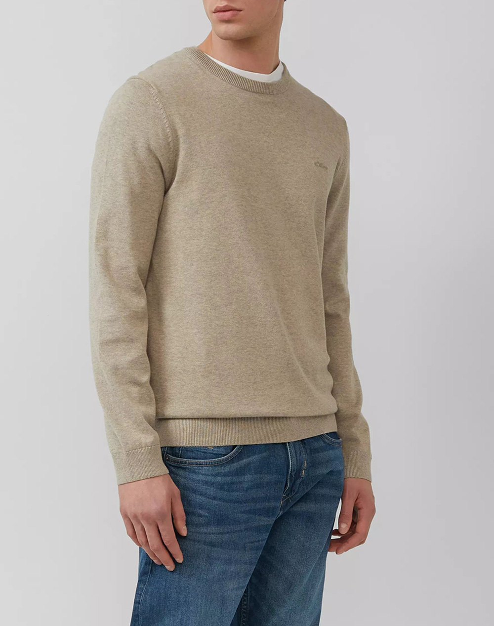 S.OLIVER Πλεκτό / Πουλόβερ 2143173-80W1 SandyBrown