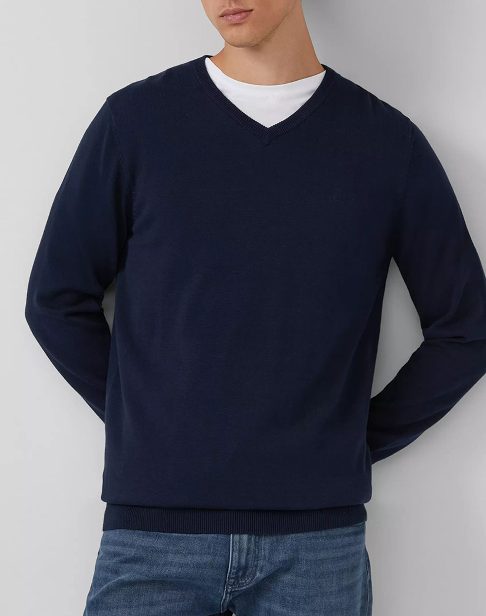 S.OLIVER Πλεκτό / Πουλόβερ 2143174-5978 DarkBlue