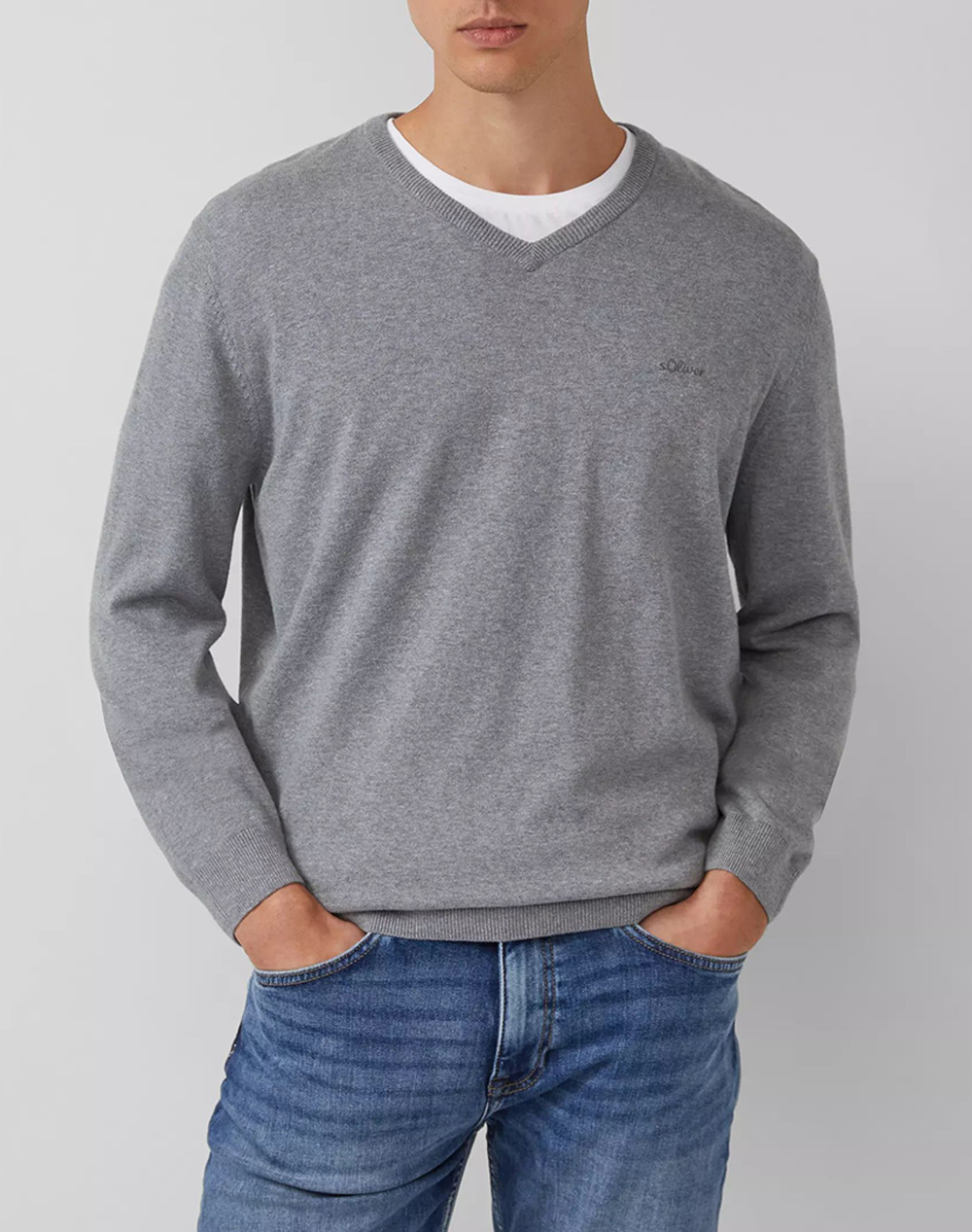 S.OLIVER Πλεκτό / Πουλόβερ 2143174-92W0 LightGray