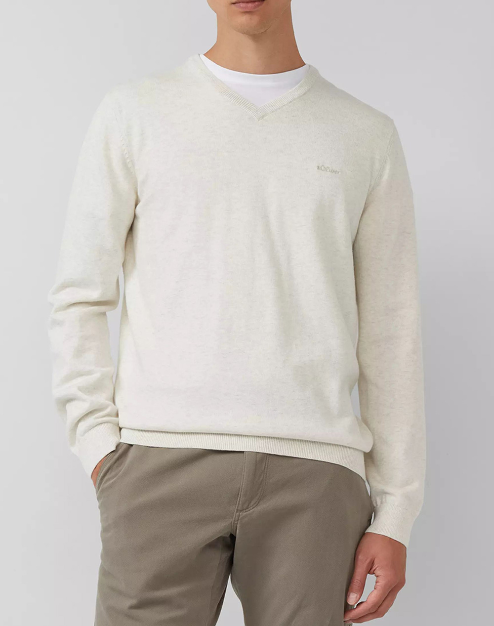 S.OLIVER Πλεκτό / Πουλόβερ 2143174-03W0 OffWhite