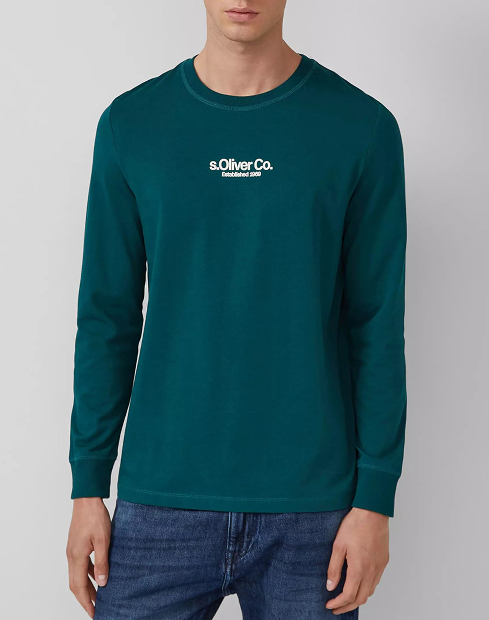 S.OLIVER Μπλούζα 2169157-79D1 DarkGreen
