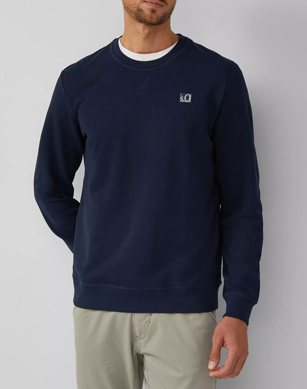 S.OLIVER Φούτερ 2169152-5978 DarkBlue