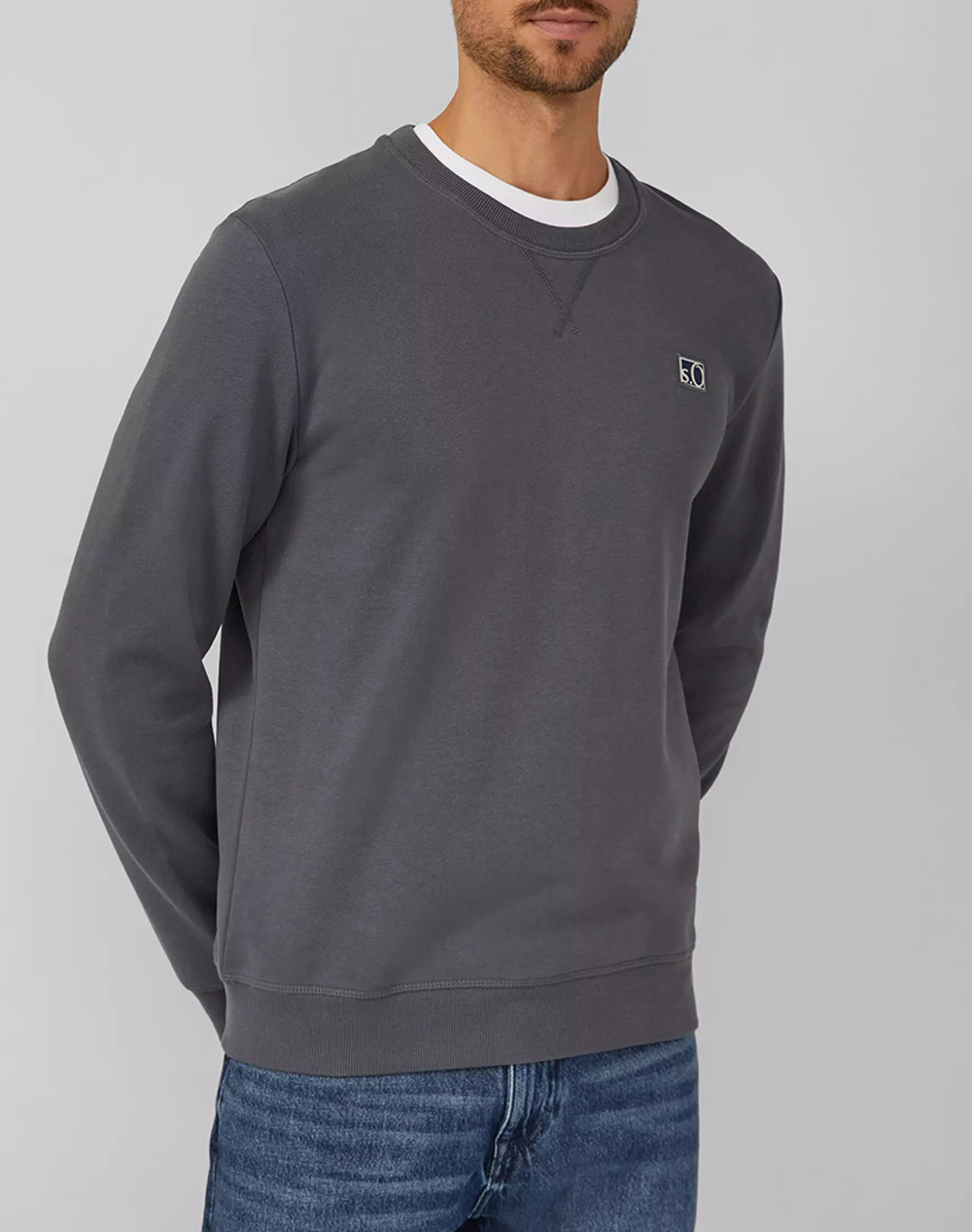 S.OLIVER Φούτερ 2169152-9573 DarkGray
