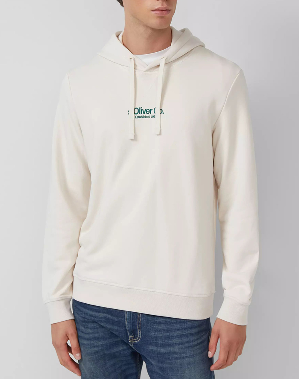 S.OLIVER Φούτερ 2169153-90D1 Cream