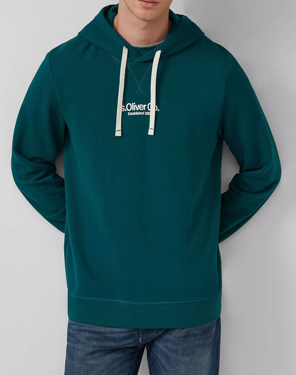 S.OLIVER Φούτερ 2169153-79D1 DarkGreen