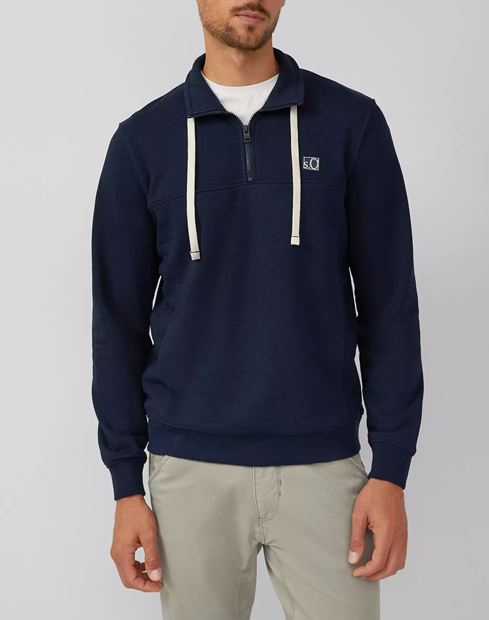 S.OLIVER Φούτερ 2169154-5978 DarkBlue