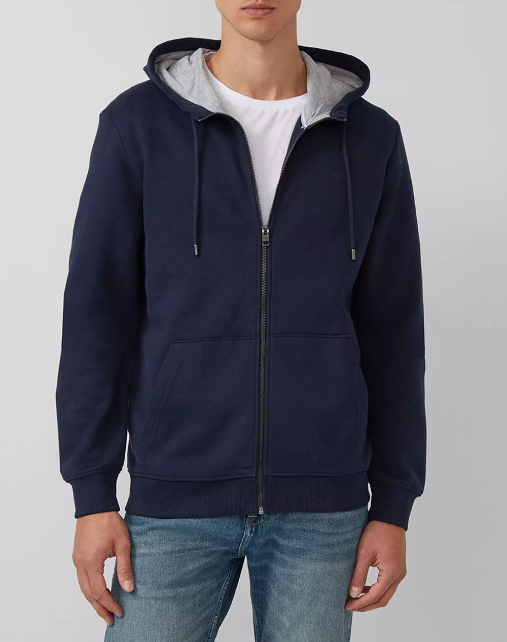 S.OLIVER Φούτερ Ζακέτα 2142043-5978 DarkBlue