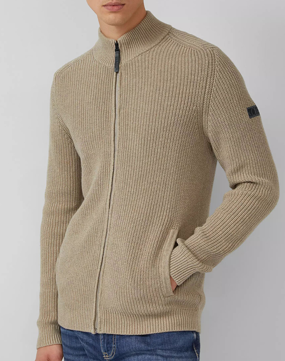 S.OLIVER Πλεκτή Ζακέτα 2168816-80W0 Biege