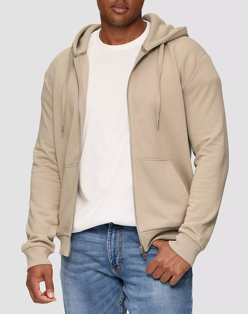 S.OLIVER Φούτερ Ζακέτα 2141661-8161 Cream