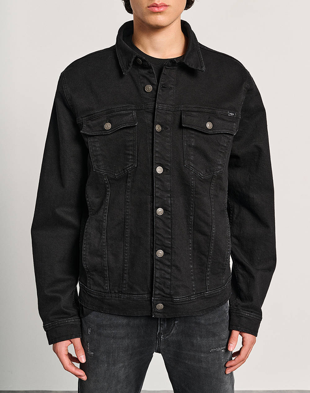STAFF David Jacket Unisex Man Jacket 5-630.766.BL.054-.00 DenimBlack