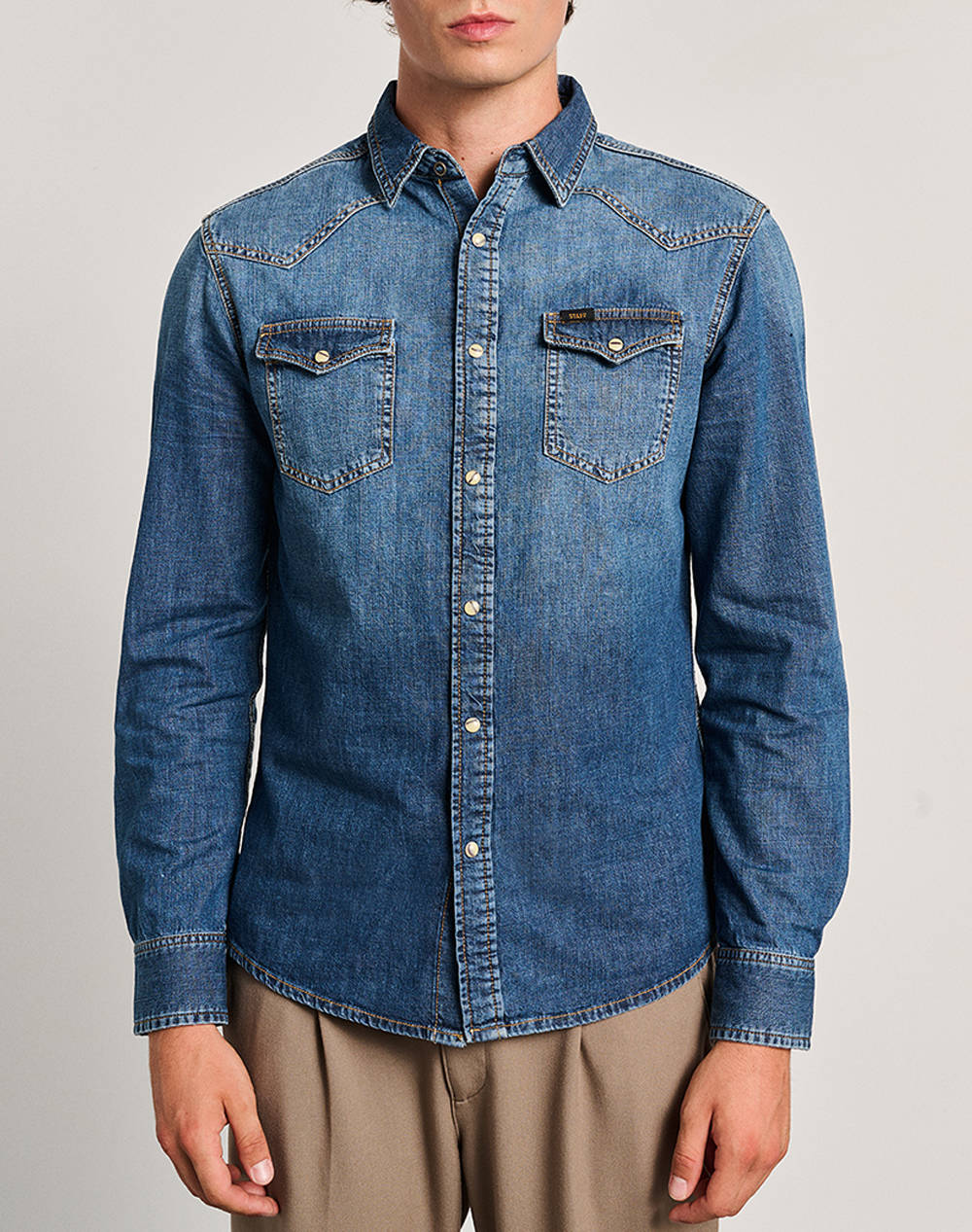 STAFF Fino Man Shirt 5-616.304.B2.054-.00 DenimBlue