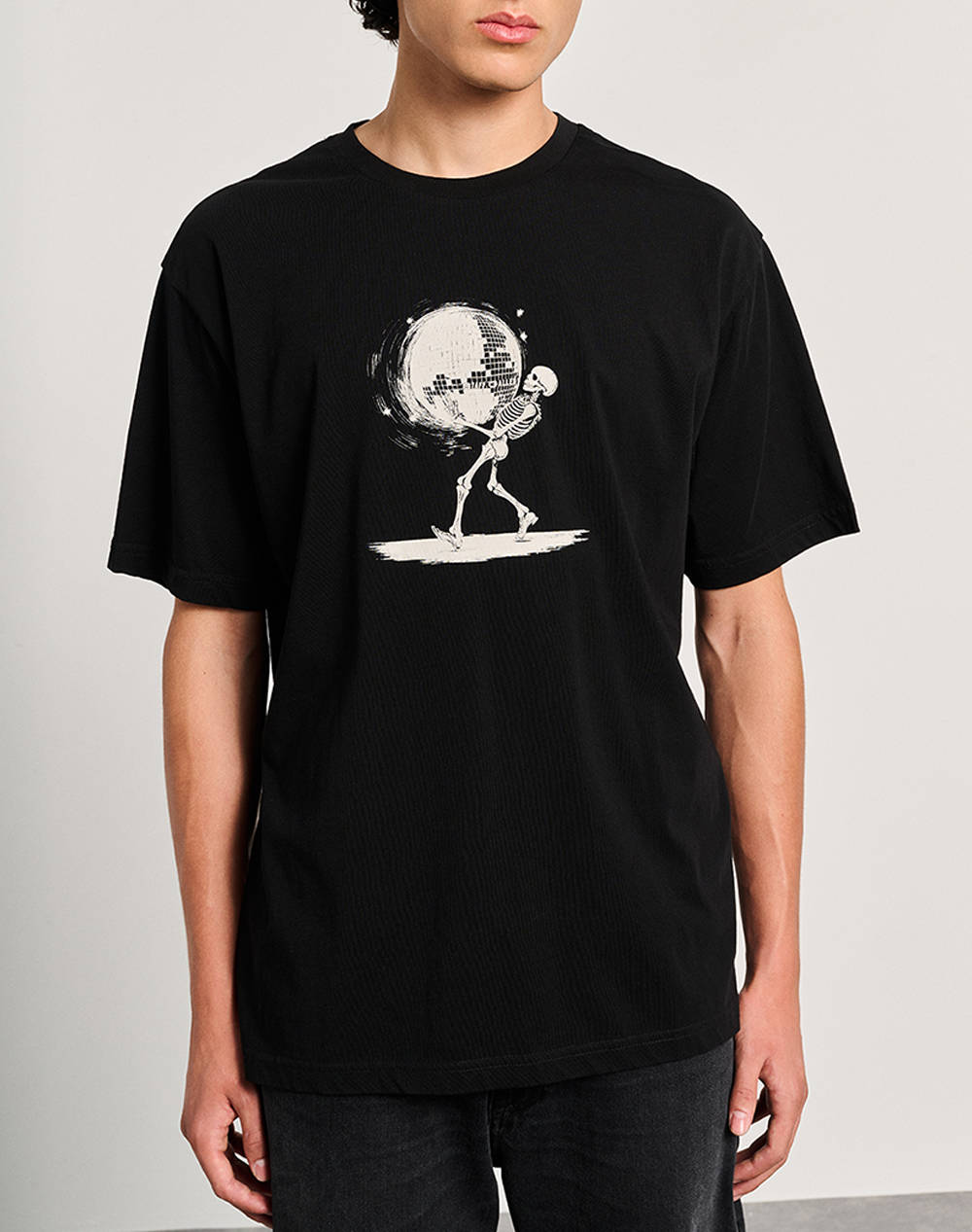 STAFF STAFF Scull Man T-Shirt 64-018.054-Ν0000 Black