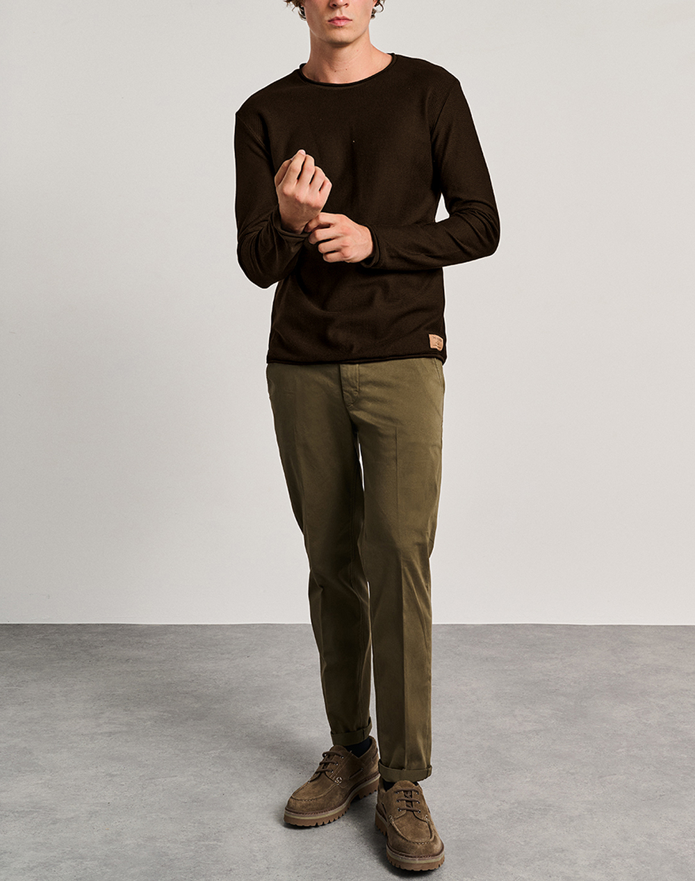 STAFF Way 1 Man Longsleeve 64-315.054-Ν0049 DarkBrown φωτογραφία