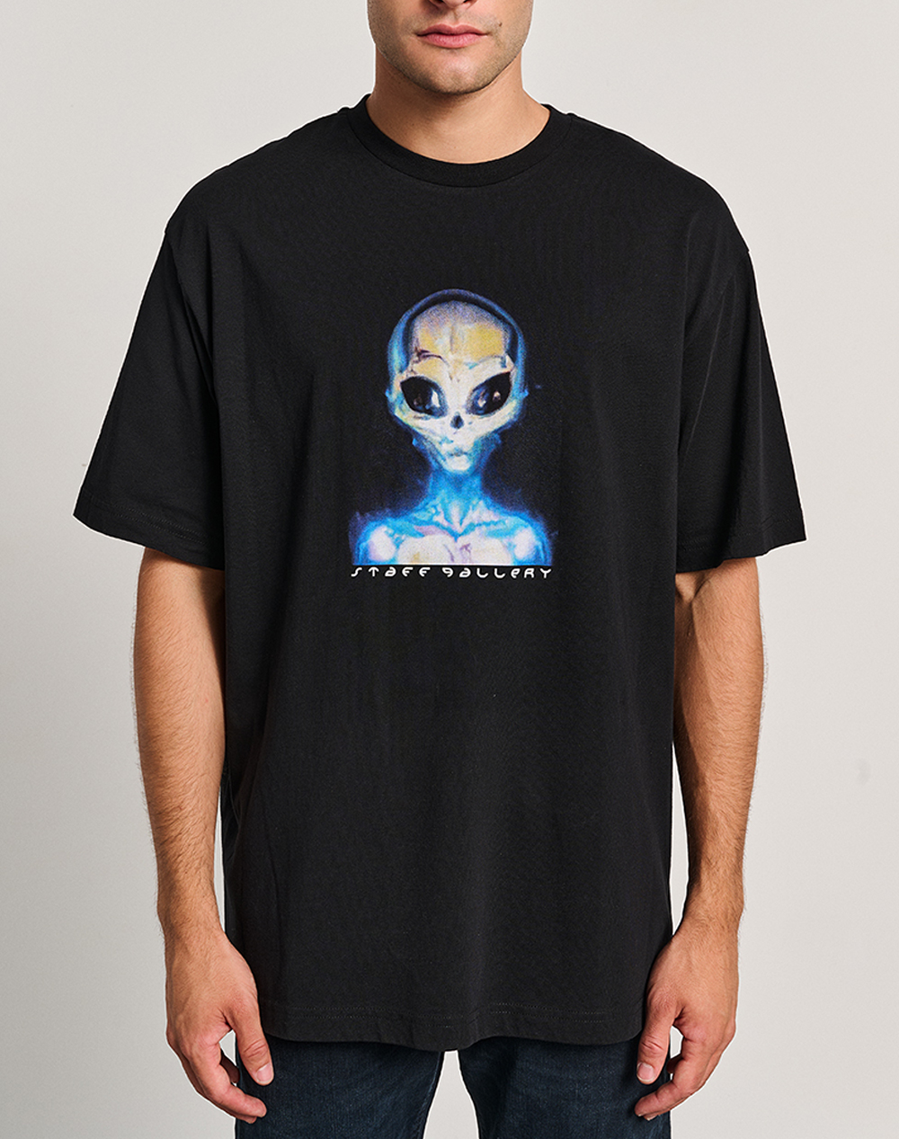STAFF Alien Man T-Shirt 64-014.054-Ν0000 Black