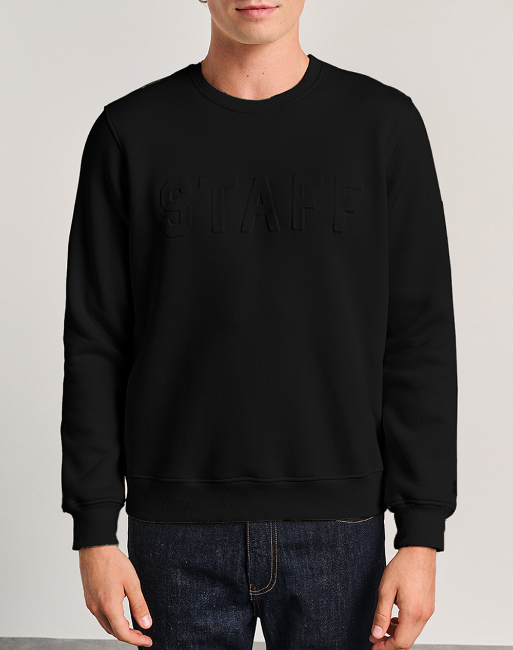 STAFF Deker Crew Neck 64-112.054-Ν0090 TotalBlack