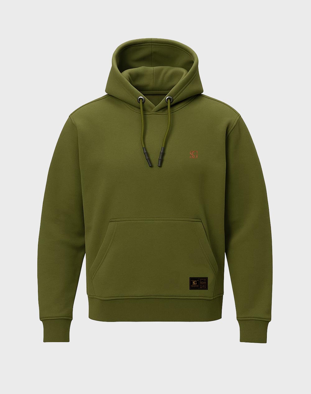 STAFF Edgar Man Hoodie 65% Cotton 35% Pol 64-101.054-Ν0005 Olive