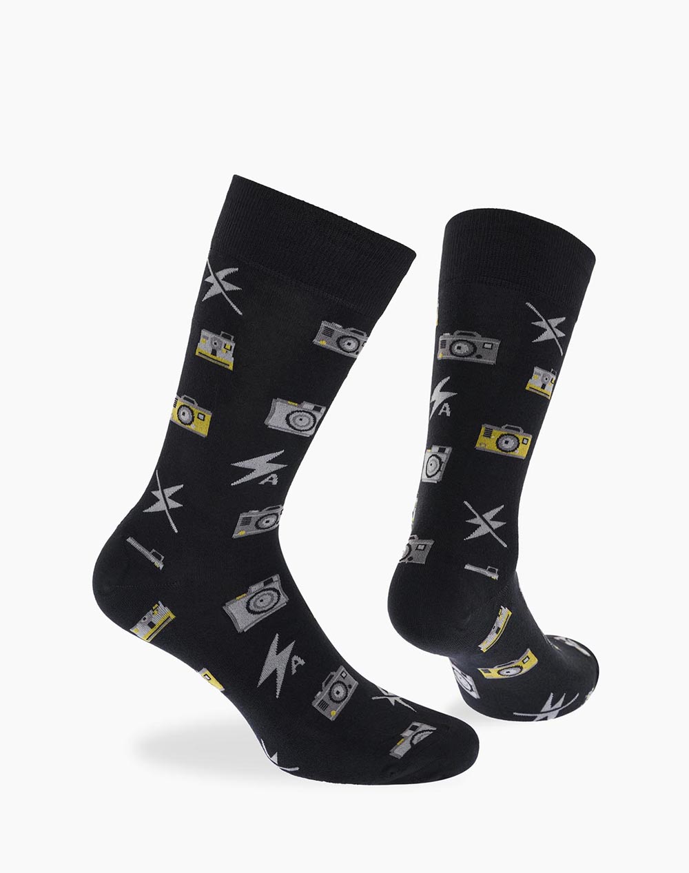 WALK ΑΝΔΡΙΚΕΣ ΚΑΛΤΣΕΣ BAMBOO ΜΕ ΣΧΕΔΙΟ W304-46-02 Black φωτογραφία