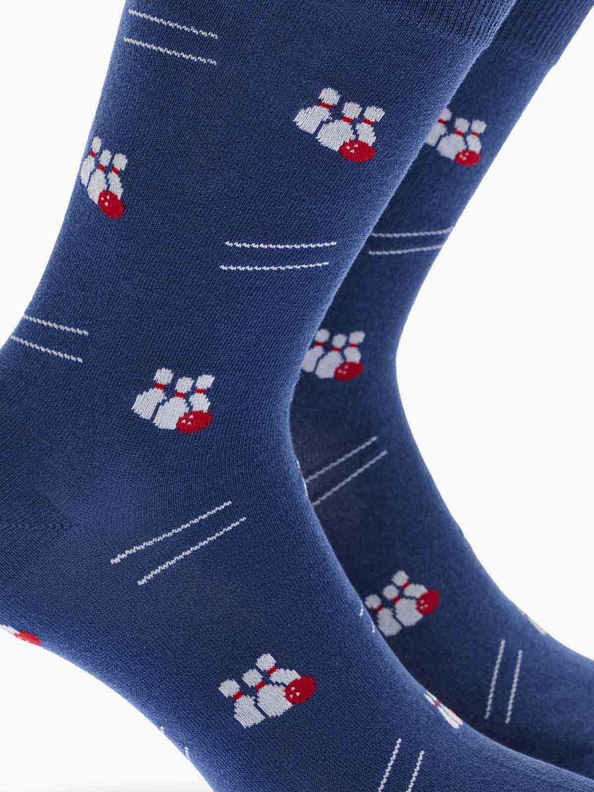 WALK ΑΝΔΡΙΚΕΣ ΒΑΜΒΑΚΕΡΕΣ ΚΑΛΤΣΕΣ ΜΕ ΣΧΕΔΙΟ W1064-35-04 Blue φωτογραφία