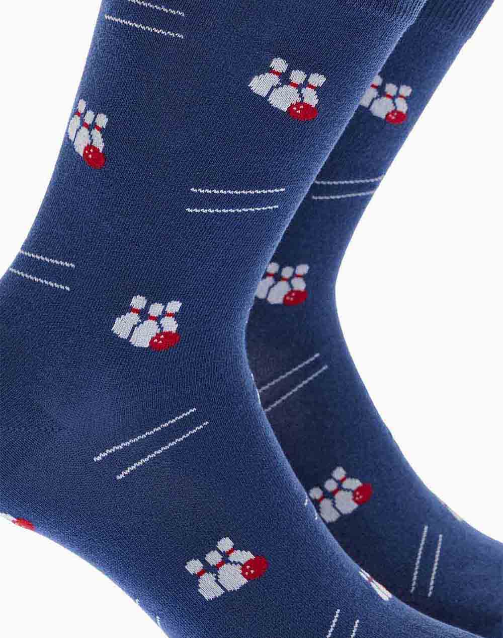 WALK ΑΝΔΡΙΚΕΣ ΒΑΜΒΑΚΕΡΕΣ ΚΑΛΤΣΕΣ ΜΕ ΣΧΕΔΙΟ W1064-35-04 Blue φωτογραφία