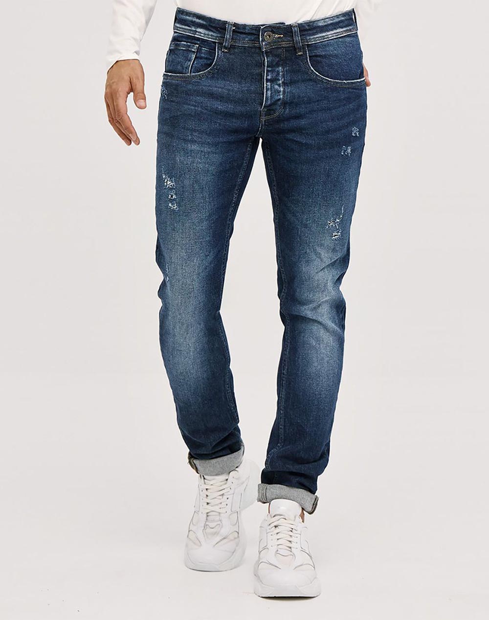 BROKERS BROKERS ΑΝΔΡΙΚΟ ΠΑΝΤΕΛΟΝΙ JEAN 25523752365-ΜΠΛΕ DenimBlue