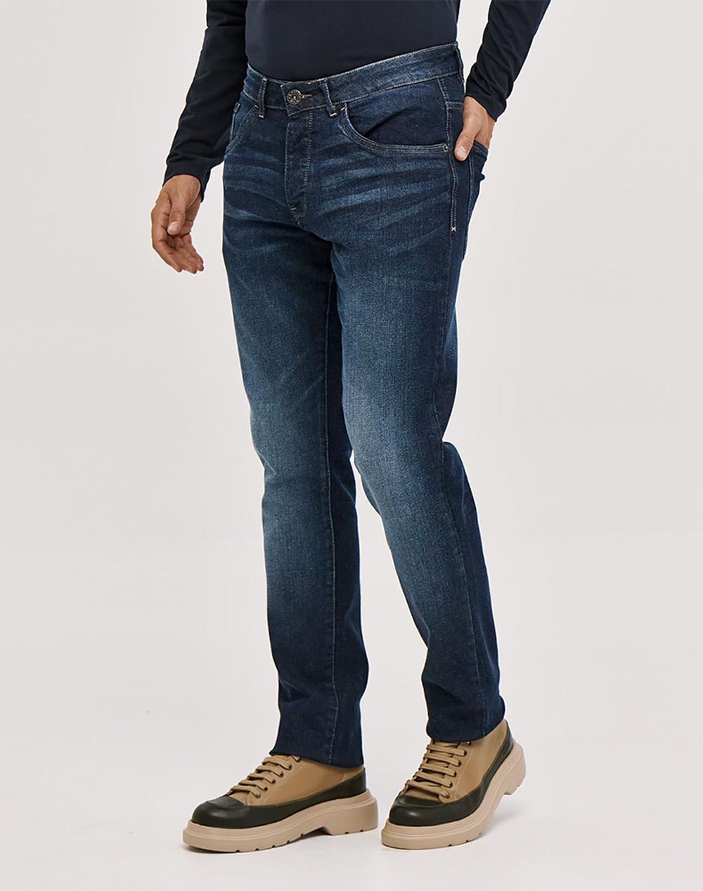 BROKERS ΑΝΔΡΙΚΟ ΠΑΝΤΕΛΟΝΙ JEAN 25523253365-ΜΠΛΕ DenimBlue φωτογραφία