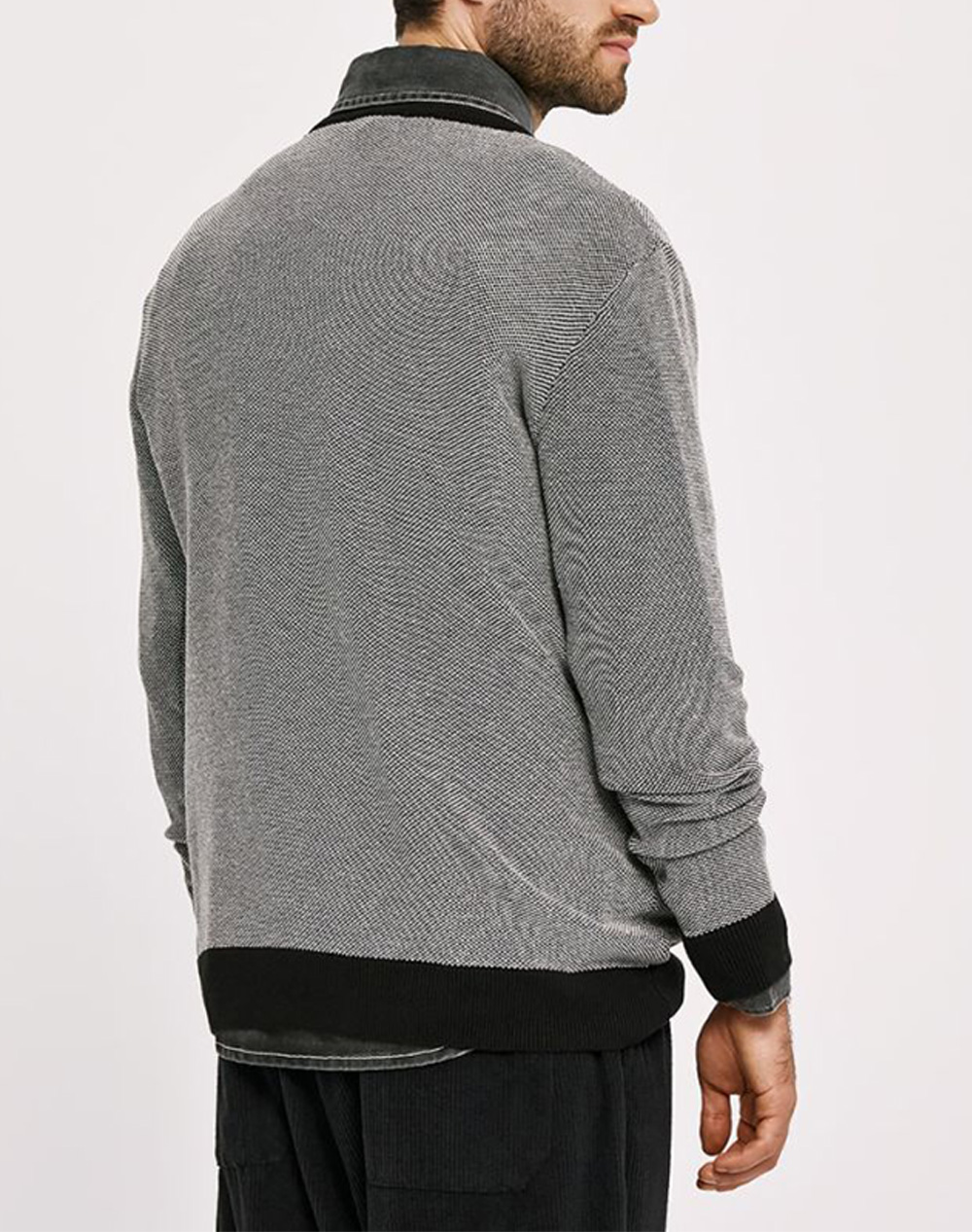 BROKERS ΑΝΔΡΙΚΗ ΠΛΕΚΤΗ ΜΠΛΟΥΖΑ 25529149935-80 JetBlack φωτογραφία