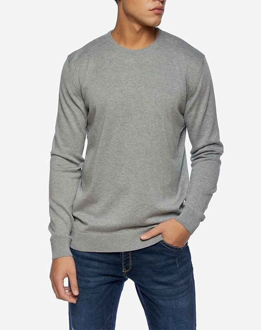 BROKERS ΑΝΔΡΙΚΗ ΠΛΕΚΤΗ ΜΠΛΟΥΖΑ 2251910110-83 Gray