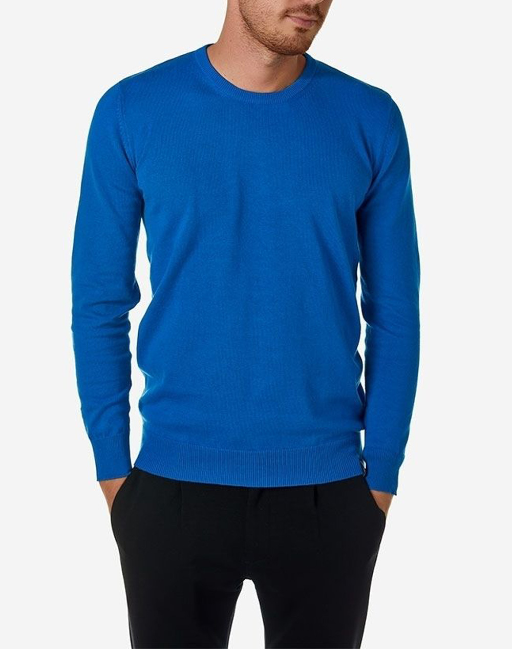 BROKERS BROKERS ΑΝΔΡΙΚΗ ΠΛΕΚΤΗ ΜΠΛΟΥΖΑ 23519101951-70 Blue