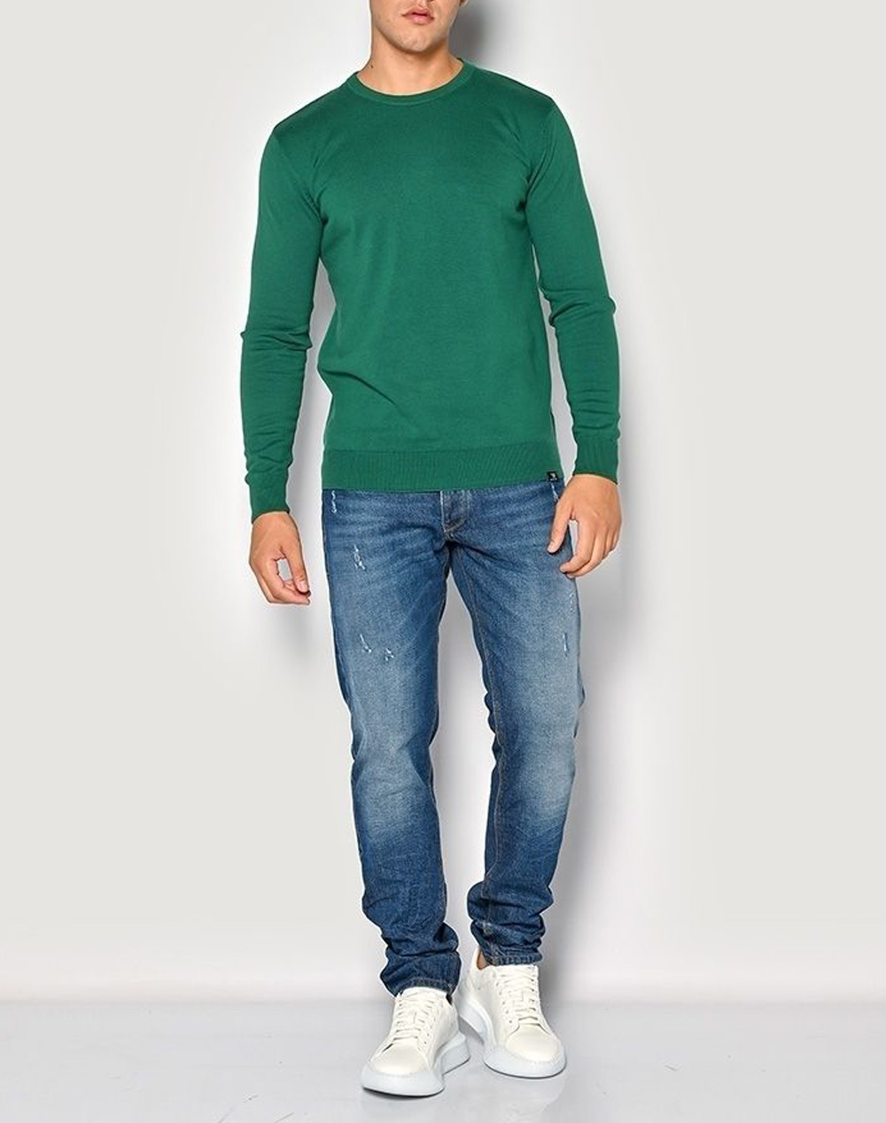 BROKERS ΑΝΔΡΙΚΗ ΠΛΕΚΤΗ ΜΠΛΟΥΖΑ 23519101951-60 Green φωτογραφία