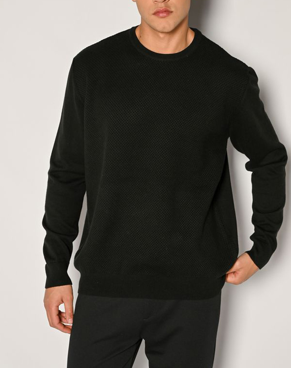 BROKERS ΑΝΔΡΙΚΗ ΠΛΕΚΤΗ ΜΠΛΟΥΖΑ 24519102936-80 Black