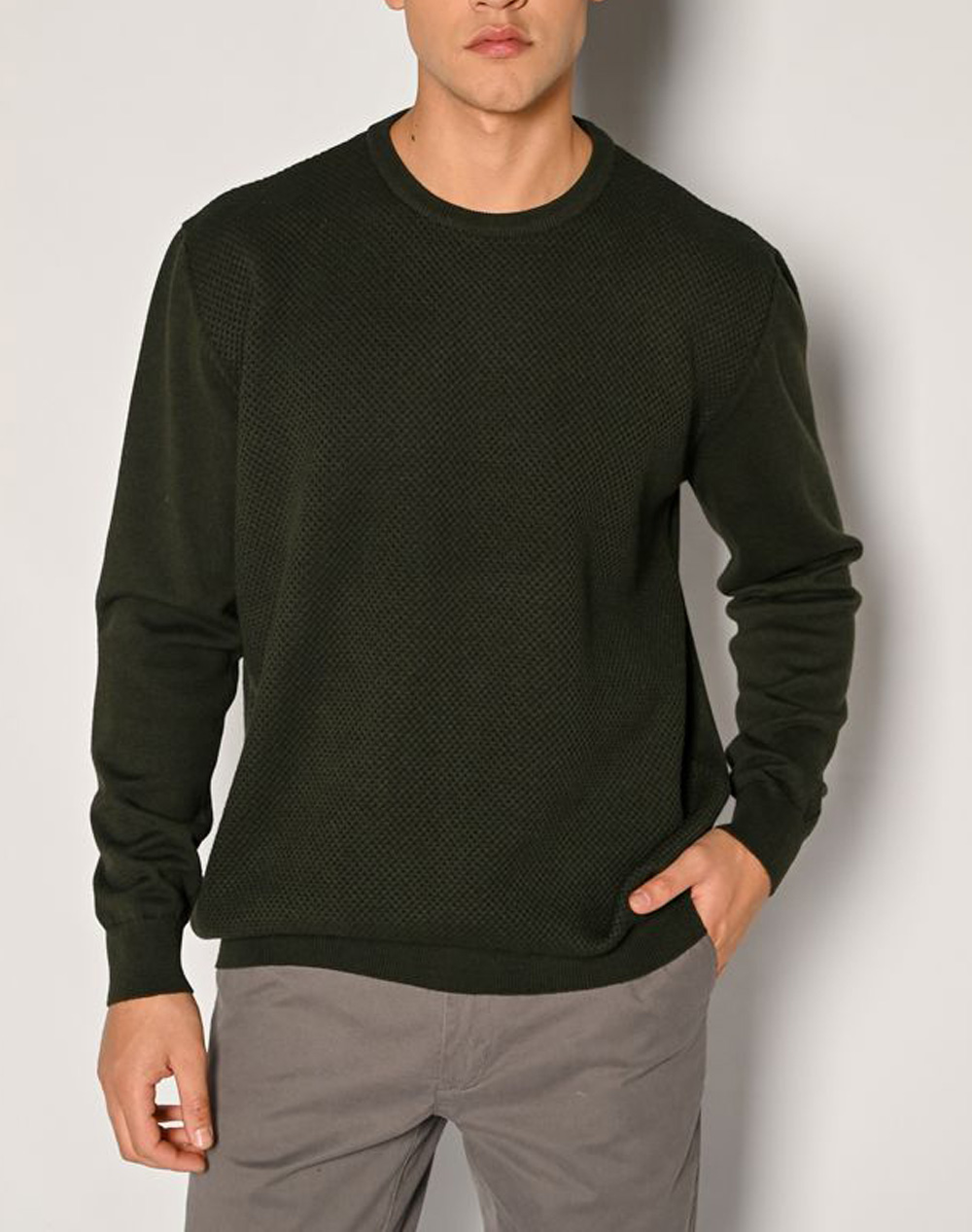 BROKERS ΑΝΔΡΙΚΗ ΠΛΕΚΤΗ ΜΠΛΟΥΖΑ 24519102936-61 Olive