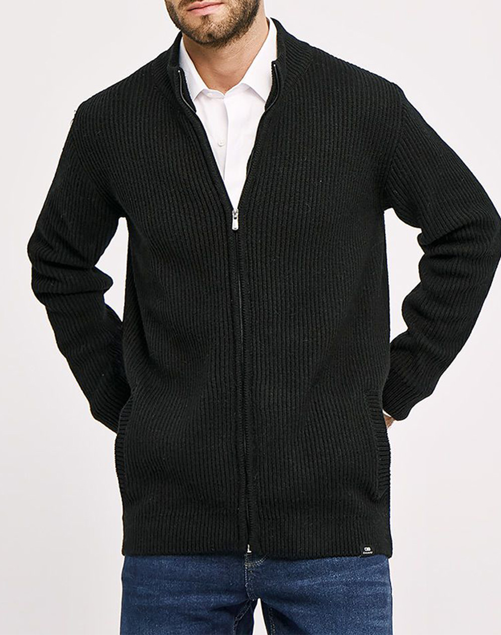 BROKERS BROKERS ΑΝΔΡΙΚΗ ΠΛΕΚΤΗ ΖΑΚΕΤΑ 25529543933-80 Black