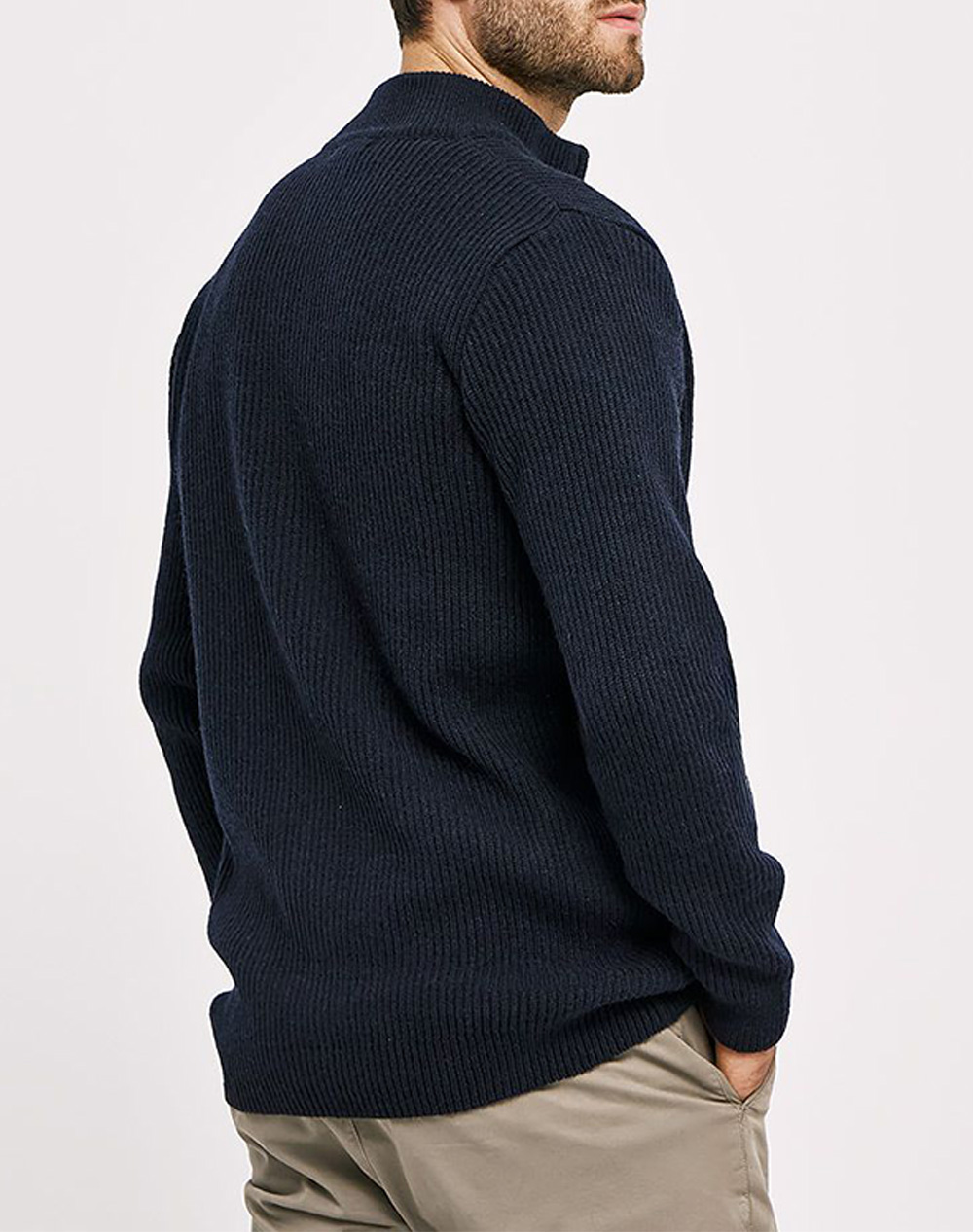 BROKERS ΑΝΔΡΙΚΗ ΠΛΕΚΤΗ ΖΑΚΕΤΑ 25529543933-72 DarkBlue φωτογραφία