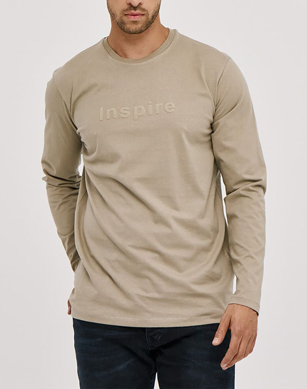 BROKERS ΑΝΔΡΙΚΟ T-SHIRT 25527545751-ΧΑΚΙ Khaki