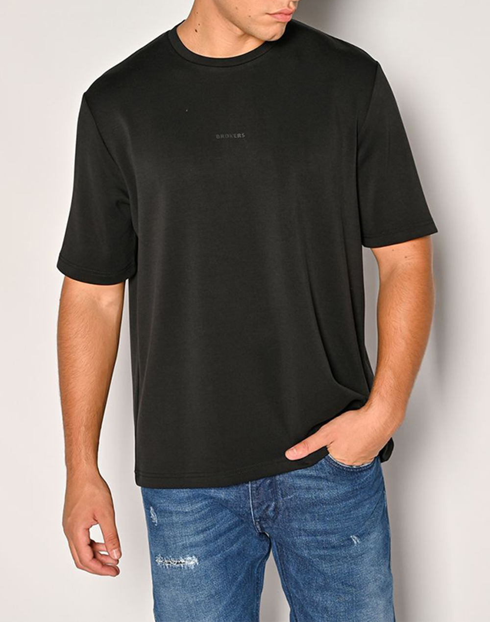 BROKERS BROKERS ΑΝΔΡΙΚΟ T-SHIRT 24517232772-80 Black