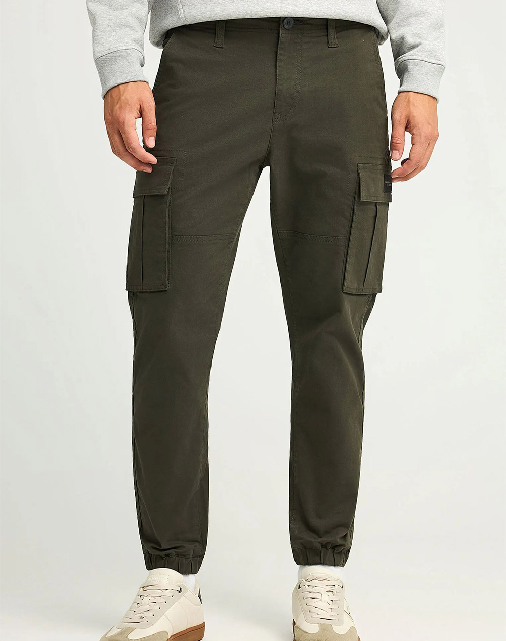 FUNKY BUDDHA Ανδρικό Παντελόνι Cargo FBM012-030-02-FOREST NIGHT DarkGreen