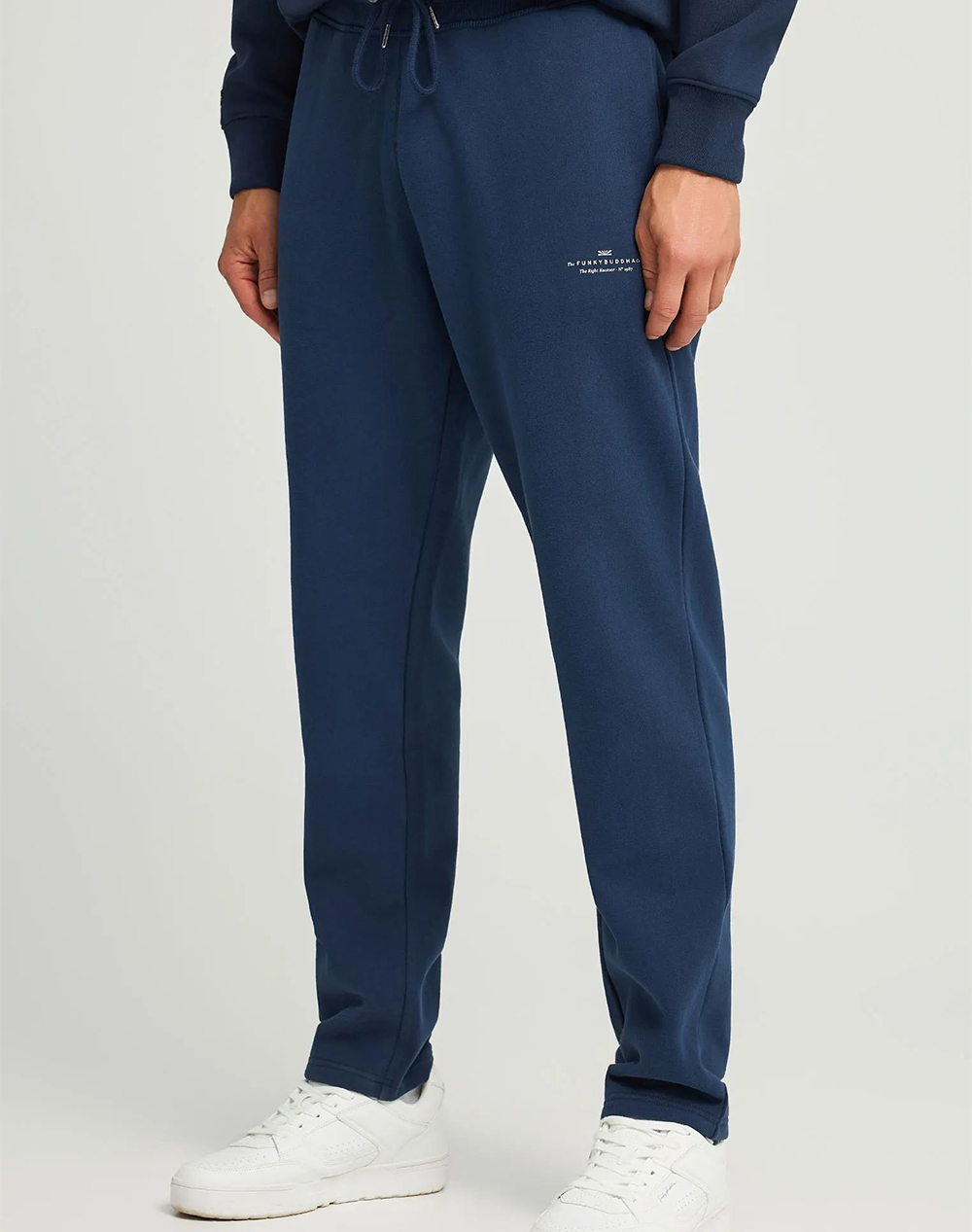 FUNKY BUDDHA Ανδρικό Αθλητικό Παντελόνι FBM012-051-02-NAVY NavyBlue