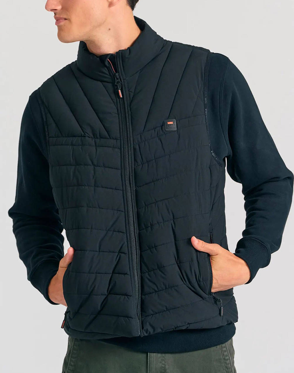 FUNKY BUDDHA FUNKY BUDDHA Ανδρικό Γιλέκο FBM012-001-01-BLACK Black