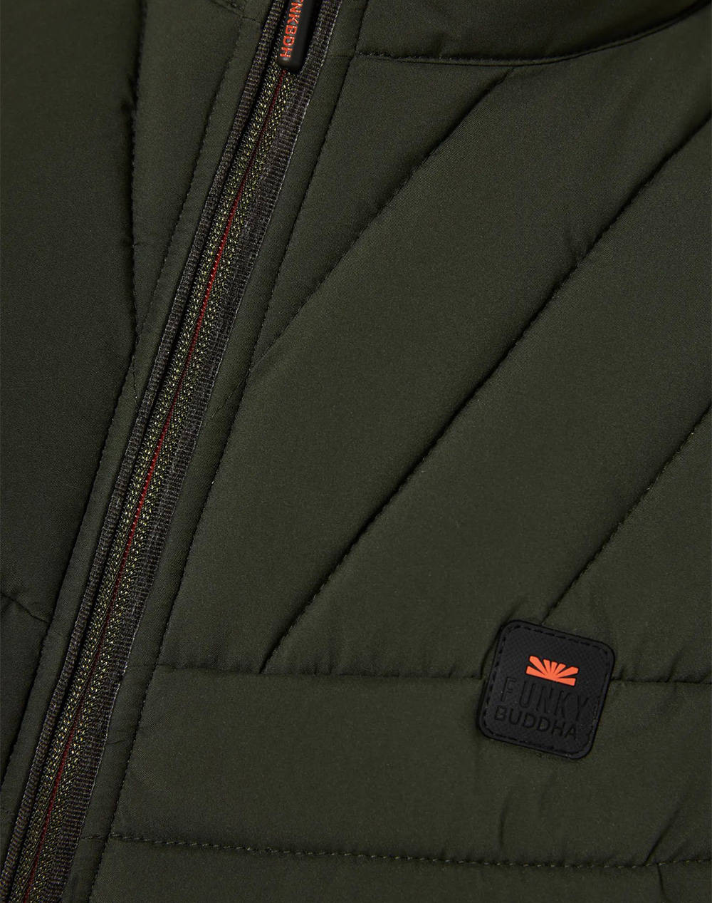 FUNKY BUDDHA Ανδρικό Γιλέκο FBM012-001-01-FOREST NIGHT MediumForestGreen φωτογραφία