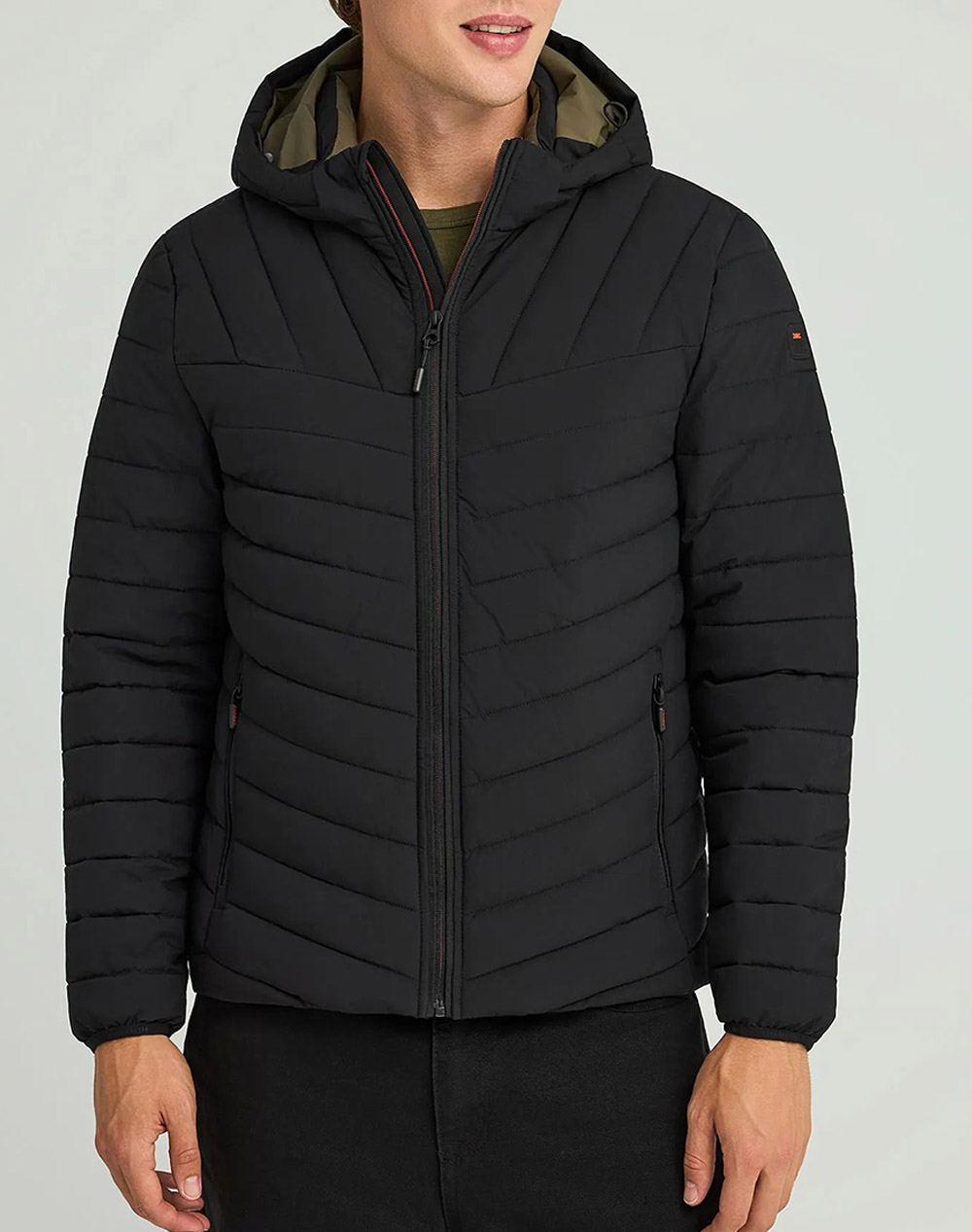 FUNKY BUDDHA Ανδρικό Casual Τζάκετ FBM012-002-01-BLACK Black