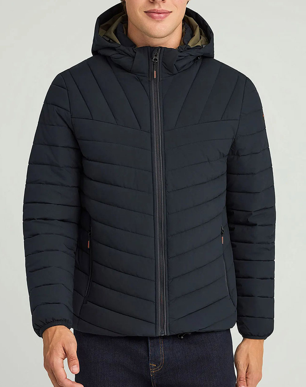 FUNKY BUDDHA Ανδρικό Casual Τζάκετ FBM012-002-01-NAVY NavyBlue