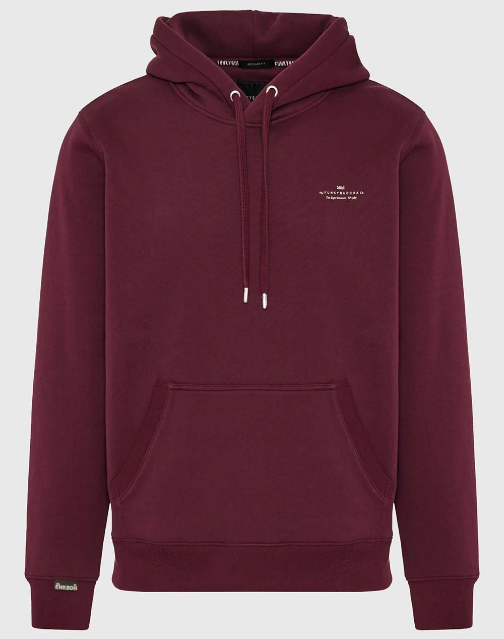 FUNKY BUDDHA Ανδρικό Φούτερ Με Κουκούλα FBM012-002-06-MERLOT Firebrick